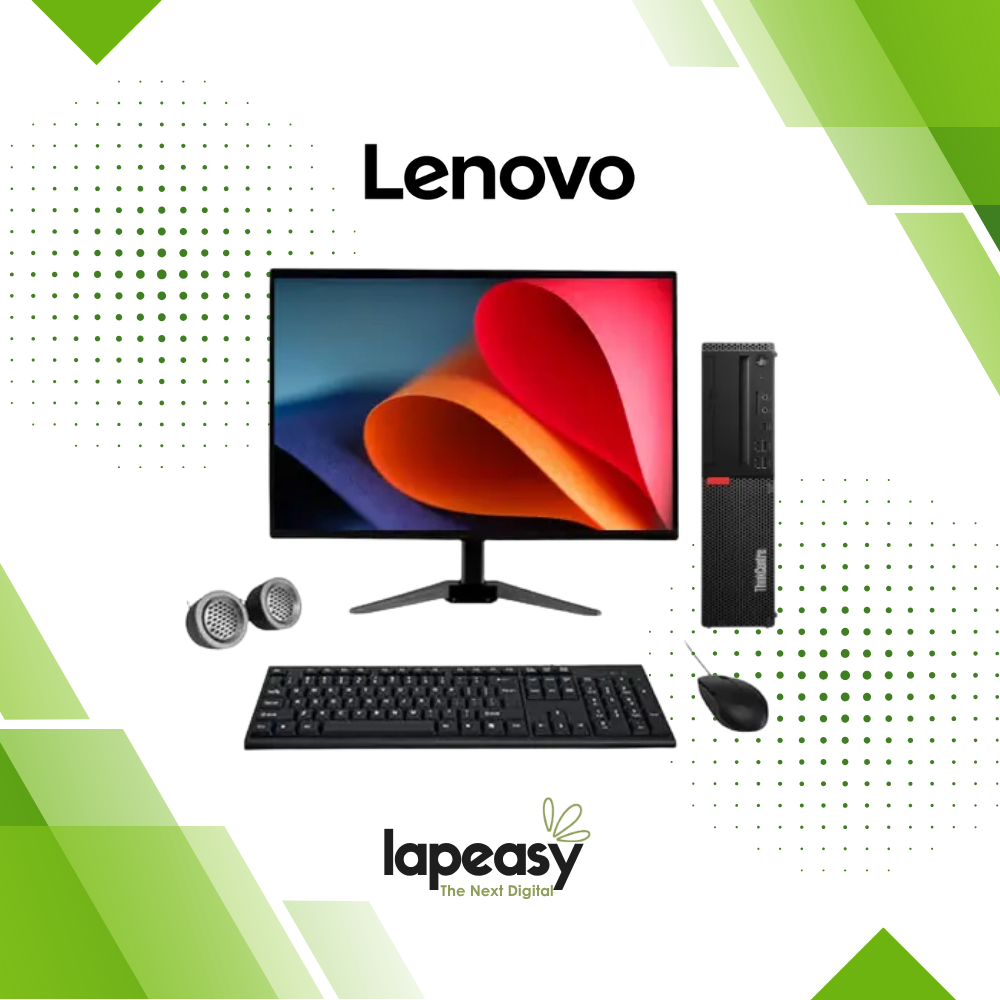 Lenovo ThinkCentre All-in-One Desktop Computer Set | Intel Core i5-3rd Gen | 19" HD LCD Monitor | Wired KB & Mouse | Speakers| Wi-Fi | Win 10 Pro | Refurbished